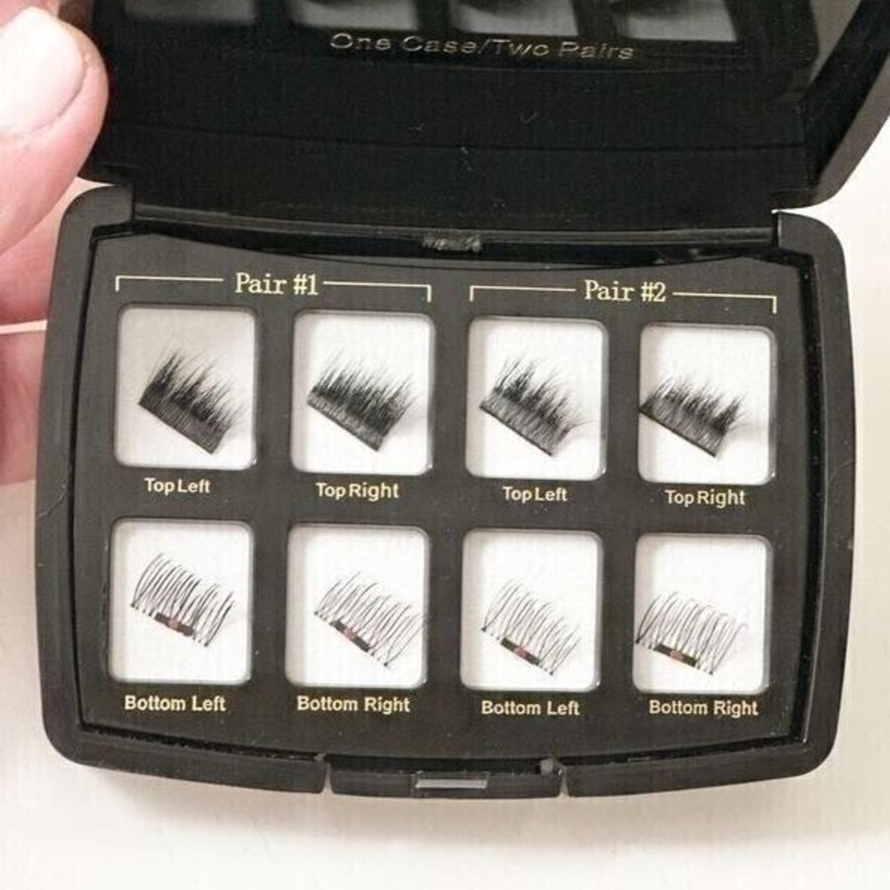One Two Lash Magnetic Lashes BOLD ACCENT Black NEW - Picture 6 of 15